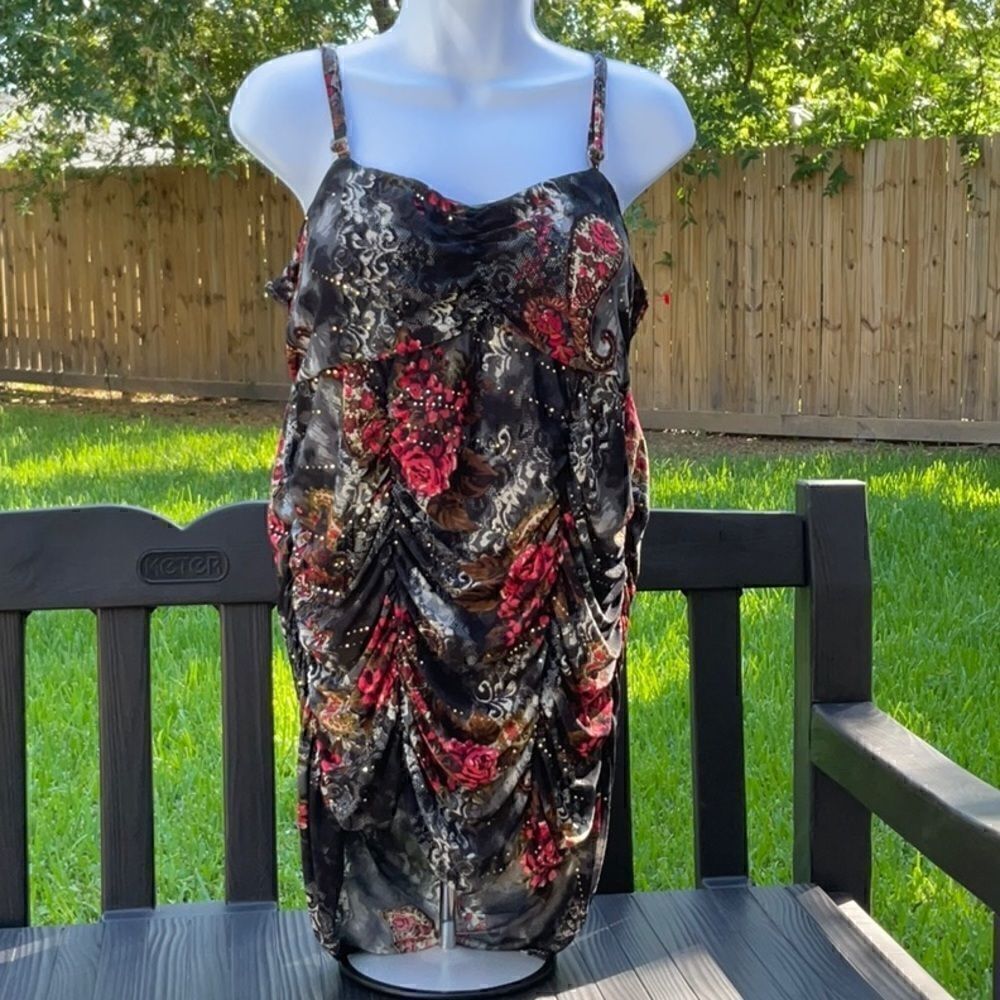 Take 50% OFF- Diva Blue Mini Dress, Size-2X